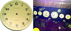 Chrysler Car Clock Face - 8 Day. Waltham Photo Main