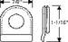 Chrysler Parts -  Chrysler Car Electrical Grommet - Grommet For Trumpet Horn Wire