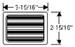 Chrysler Parts -  Chrysler Car Pedal Pad - Pad, Clutch And Brake Pedal, Rect