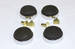 Chrysler Parts -  Chrysler Car Hood Latch Swivel and Hood Bumper Rubber Pads W/ Rivets