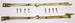 Chrysler Parts -  Chrysler Car NEW Solid Brass Trunk Lid Support, L and R Hand, Sturdy