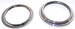 Chrysler Parts -  Chrysler Car Speedometer Bezels - Chrome. Inner and Outer