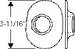 Chrysler Parts -  Chrysler Car Headlight Grommet