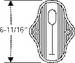 Chrysler Parts -  Chrysler Car Floor Plate, Hand Brake - Brown