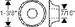 Chrysler Parts -  Chrysler Car Grommet, Side Mount Spare Wheel Clamp