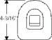 Chrysler Parts -  Chrysler Car Grommet - Rear Spare Wheel