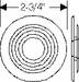 Chrysler Parts -  Grommet - Dimmer Switch For Carpet Application