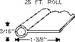 Chrysler Parts -  Chrysler Car Fender Welting 1-3/8" Wide 3/16" Bead