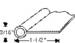 Chrysler Parts -  Chrysler Car Fender Welting 1-1/2" Wide 3/16" Bead