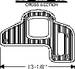 Chrysler Parts -  Chrysler Car Floor Plate - Gearshift And Hand Brake