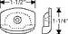Chrysler Parts -  Chrysler Car Pad - Door Jamb