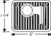 Chrysler Parts -  Chrysler Car Floor Plate - Gearshift And Hand Brake
