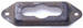 Chrysler Parts -  Chrysler Car Retainer For Firewall Grommet, 1-7/8" x 5"
