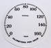 Chrysler Parts -  Chrysler Car Speedometer Decal In Kilometers